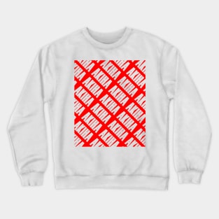 akira pattern red Crewneck Sweatshirt